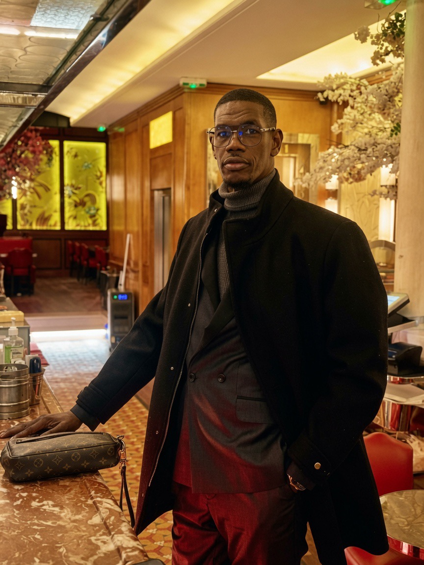 Djiby Seye en costume